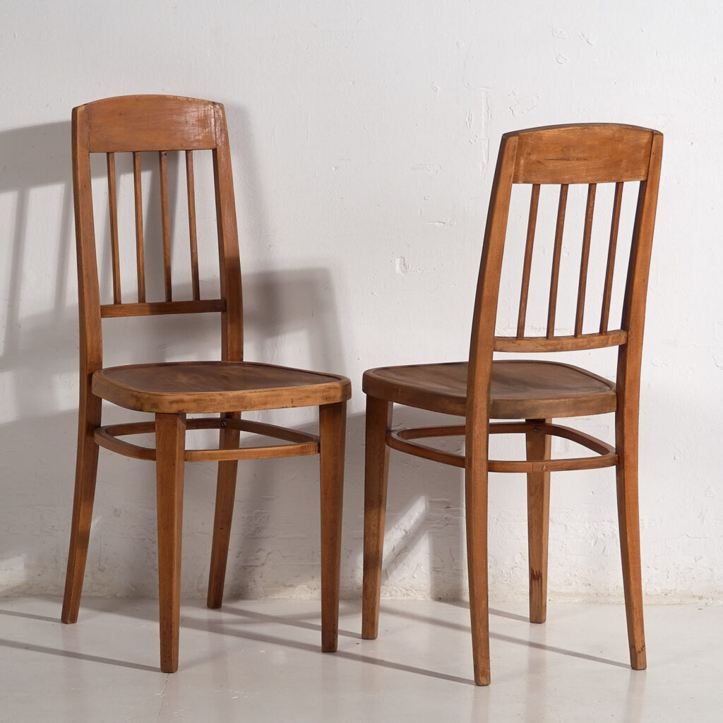 Anciennes chaises Thonet (c.1920). Ensemble 2 pièces #2