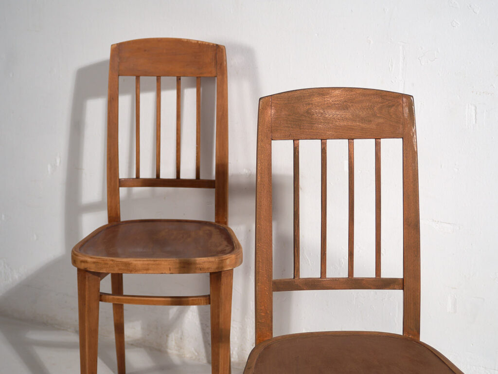 Anciennes chaises Thonet (c.1920). Ensemble 2 pièces #2