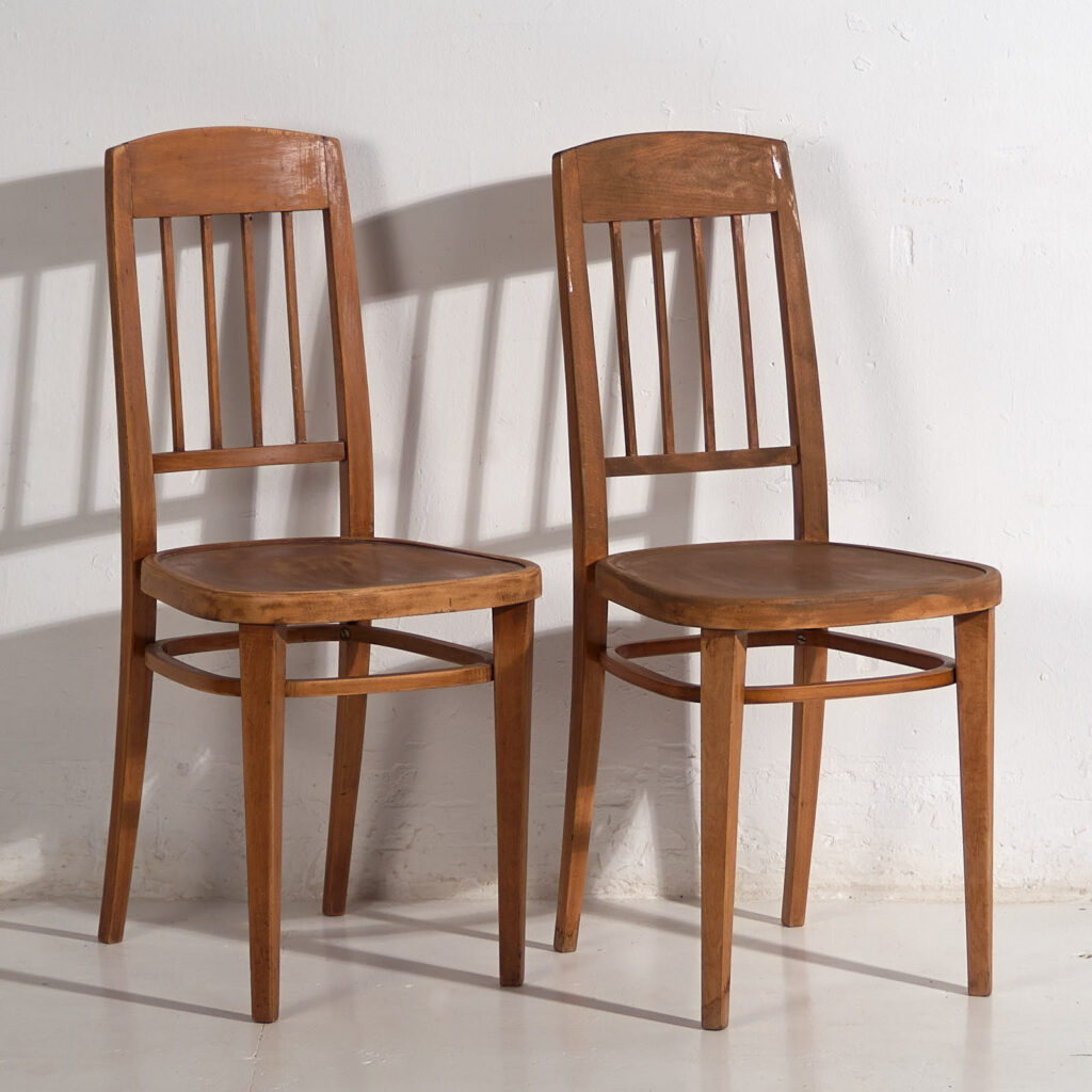 Anciennes chaises Thonet (c.1920). Ensemble 2 pièces #2