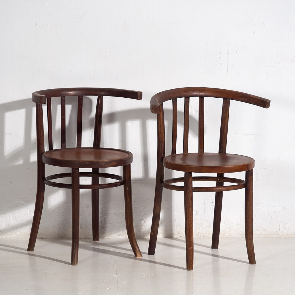 Sillas Thonet con reposabrazos (c.1920). Conjunto de 2 piezas #8