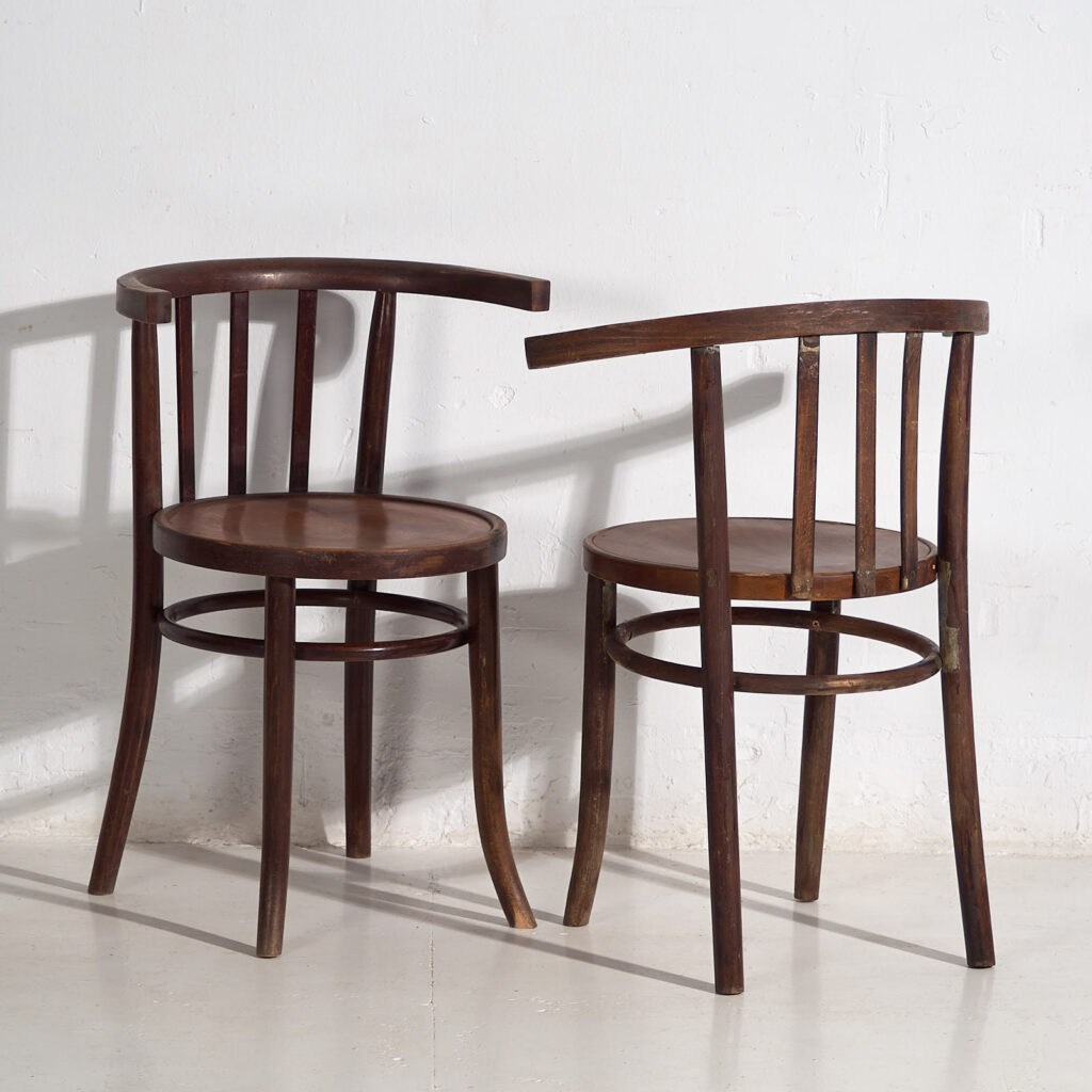 Sillas Thonet con reposabrazos (c.1920). Conjunto de 2 piezas #8