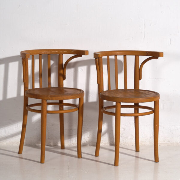 Sillas con reposabrazos antiguas (c.1920). Conjunto de 2 piezas #9