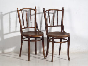 Antiguas sillas Thonet de madera curvada (c.1920). Conjunto de 4 piezas #14