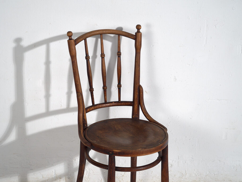 Antiguas sillas Thonet de madera curvada (c.1920). Conjunto de 4 piezas #14