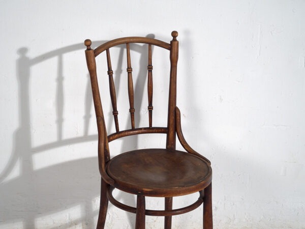 Antique Thonet bentwood chairs (c.1920). Set of 4 pieces #14