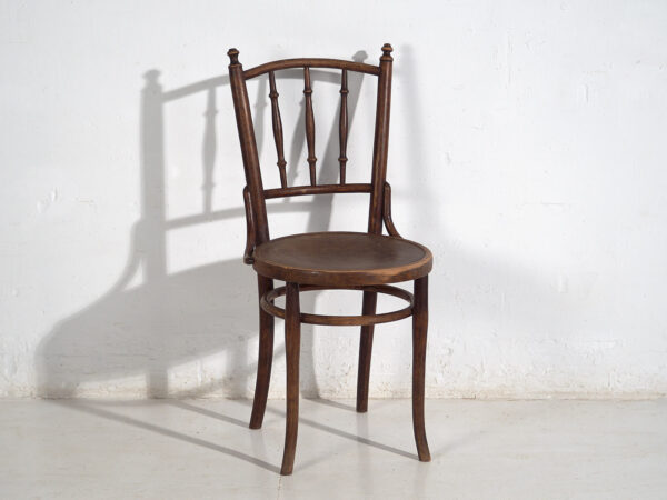 Antique Thonet bentwood chairs (c.1920). Set of 4 pieces #14