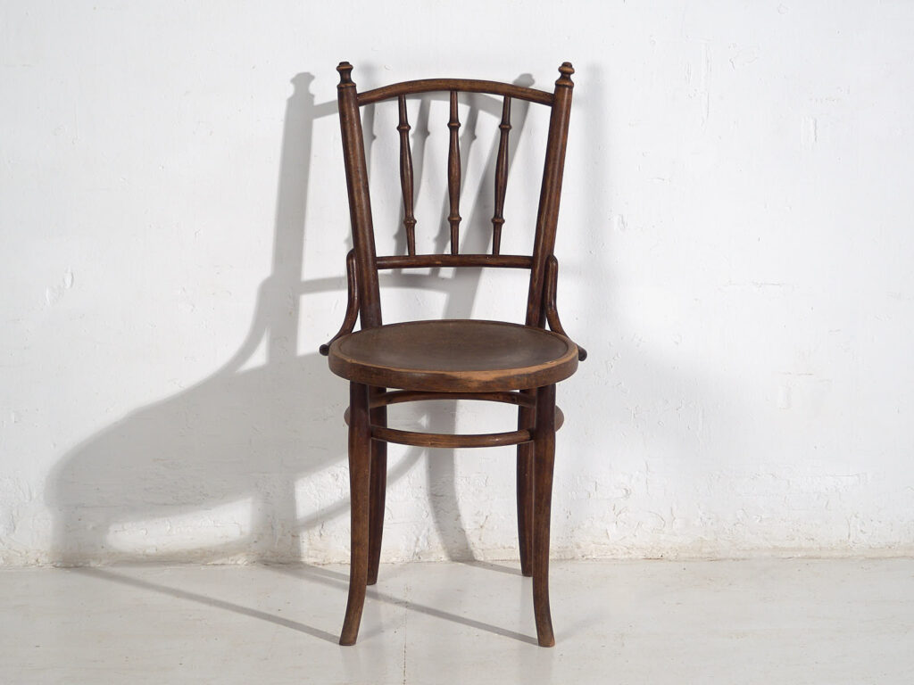 Antiguas sillas Thonet de madera curvada (c.1920). Conjunto de 4 piezas #14