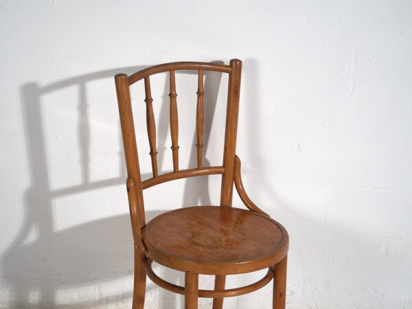 Antique Thonet bentwood chairs (c.1920). Set of 4 pieces #14