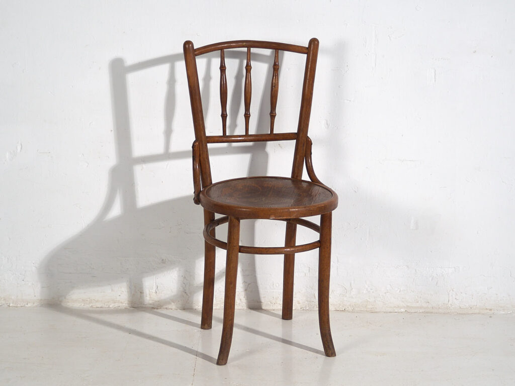 Antiguas sillas Thonet de madera curvada (c.1920). Conjunto de 4 piezas #14