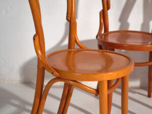 Antique Thonet chairs (c.1920). Set of 4 pieces #5