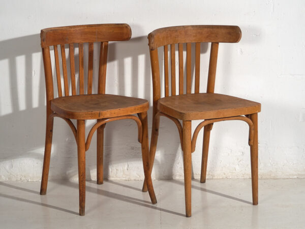 Antique Thonet bistro chairs (c.1920). Set of 6 pieces #4