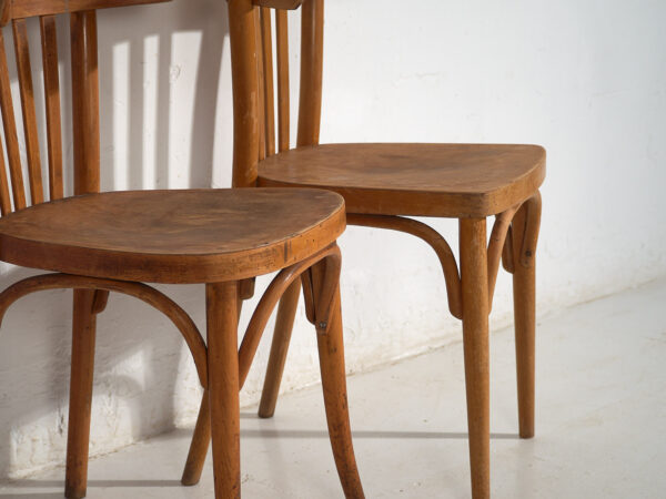 Antique Thonet bistro chairs (c.1920). Set of 6 pieces #4