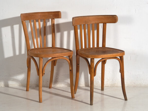 Antique Thonet bistro chairs (c.1920). Set of 6 pieces #4