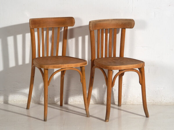 Antique Thonet bistro chairs (c.1920). Set of 6 pieces #4