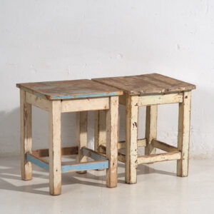 Mesas auxiliares antiguas (c.1920). Conjunto de 2 piezas #3