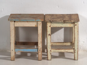 Mesas auxiliares antiguas (c.1920). Conjunto de 2 piezas #3
