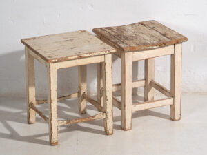 Conjunto de mesas bajas antiguas (c.1920). Conjunto de 2 piezas #5