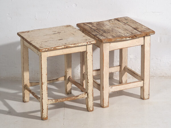 Antique low table set (c.1920). Set of 2 pieces #5