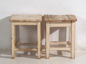 Conjunto de mesas bajas antiguas (c.1920). Conjunto de 2 piezas #5