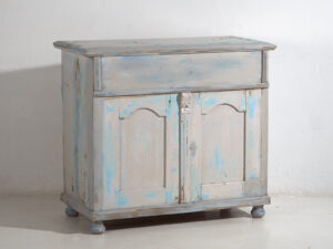 Mostrador antiguo de pátina color azul (c.1940) #81