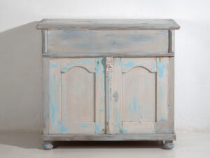 Mostrador antiguo de pátina color azul (c.1940) #81