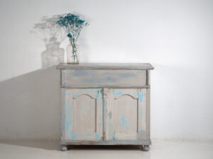 Mostrador antiguo de pátina color azul (c.1940) #81