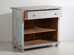 Mostrador antiguo de pátina color azul (c.1940) #81