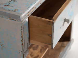 Mostrador antiguo de pátina color azul (c.1940) #81