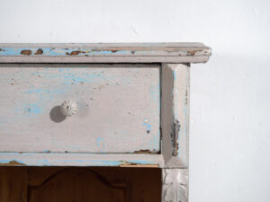 Mostrador antiguo de pátina color azul (c.1940) #81