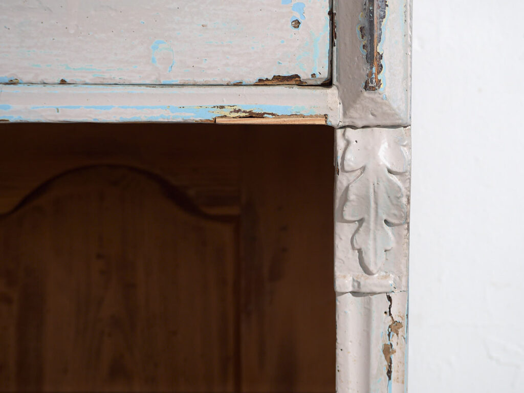 Mostrador antiguo de pátina color azul (c.1940) #81