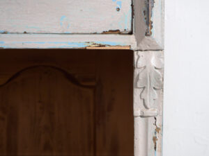 Mostrador antiguo de pátina color azul (c.1940) #81