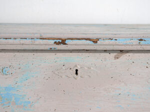 Mostrador antiguo de pátina color azul (c.1940) #81