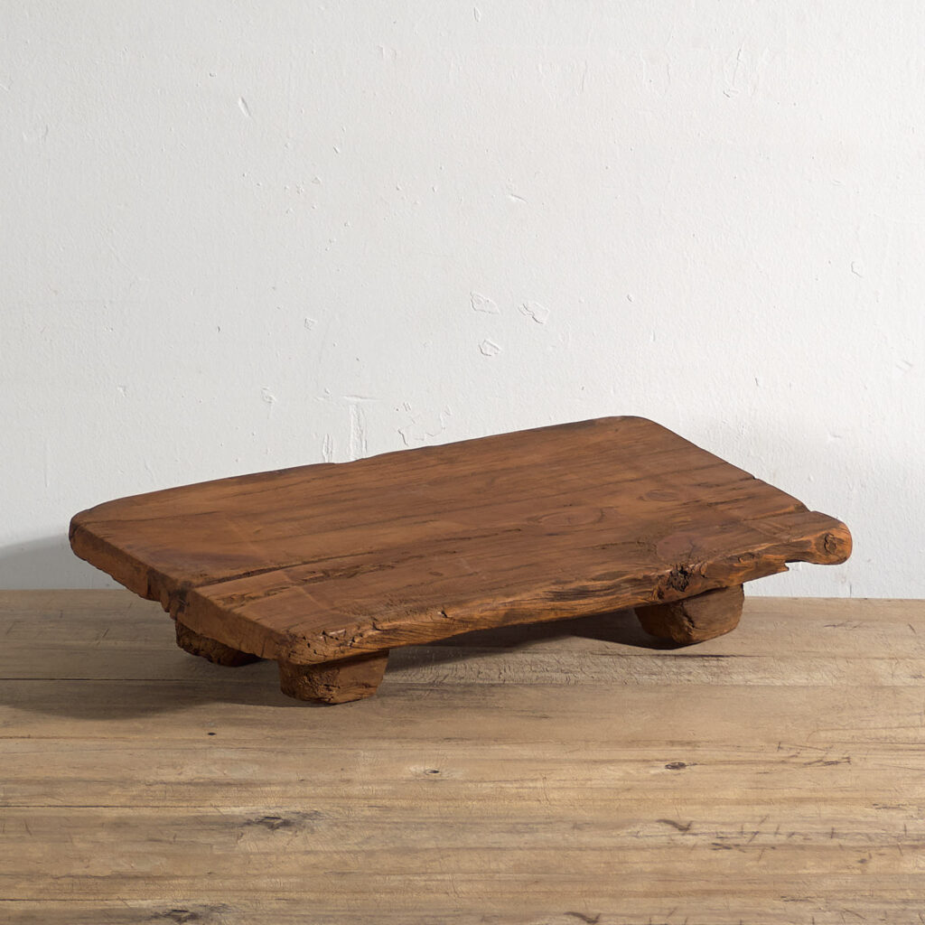 Mesa antigua de madera maciza (c.1920) #1