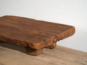 Mesa antigua de madera maciza (c.1920) #1