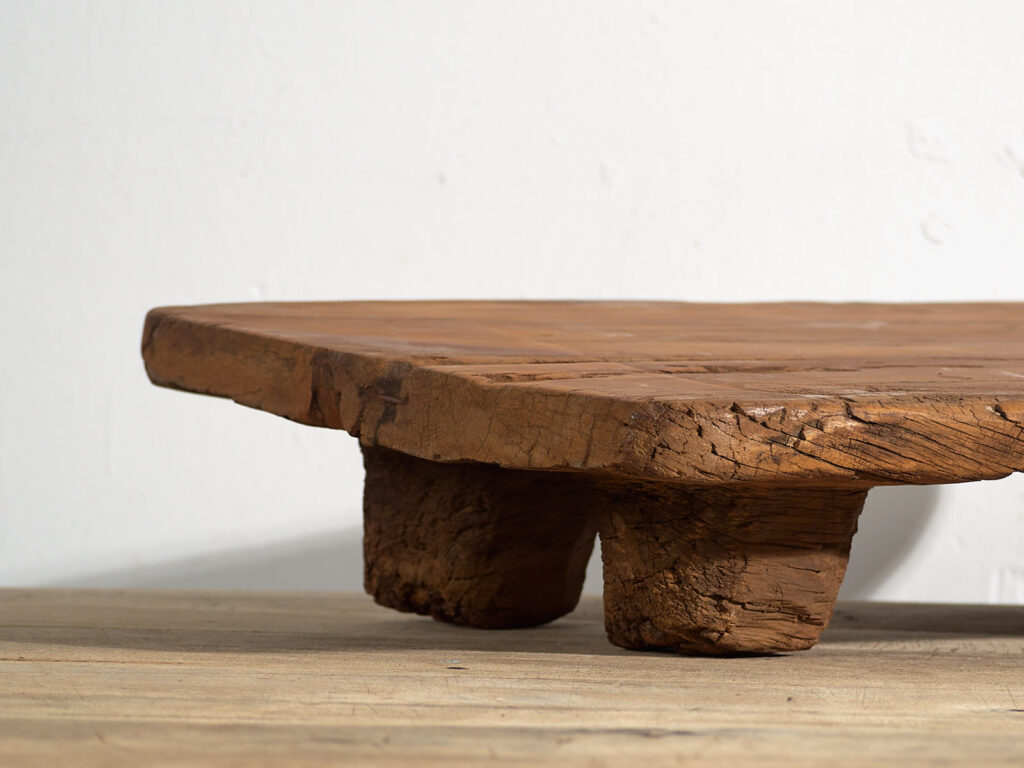 Mesa antigua de madera maciza (c.1920) #1