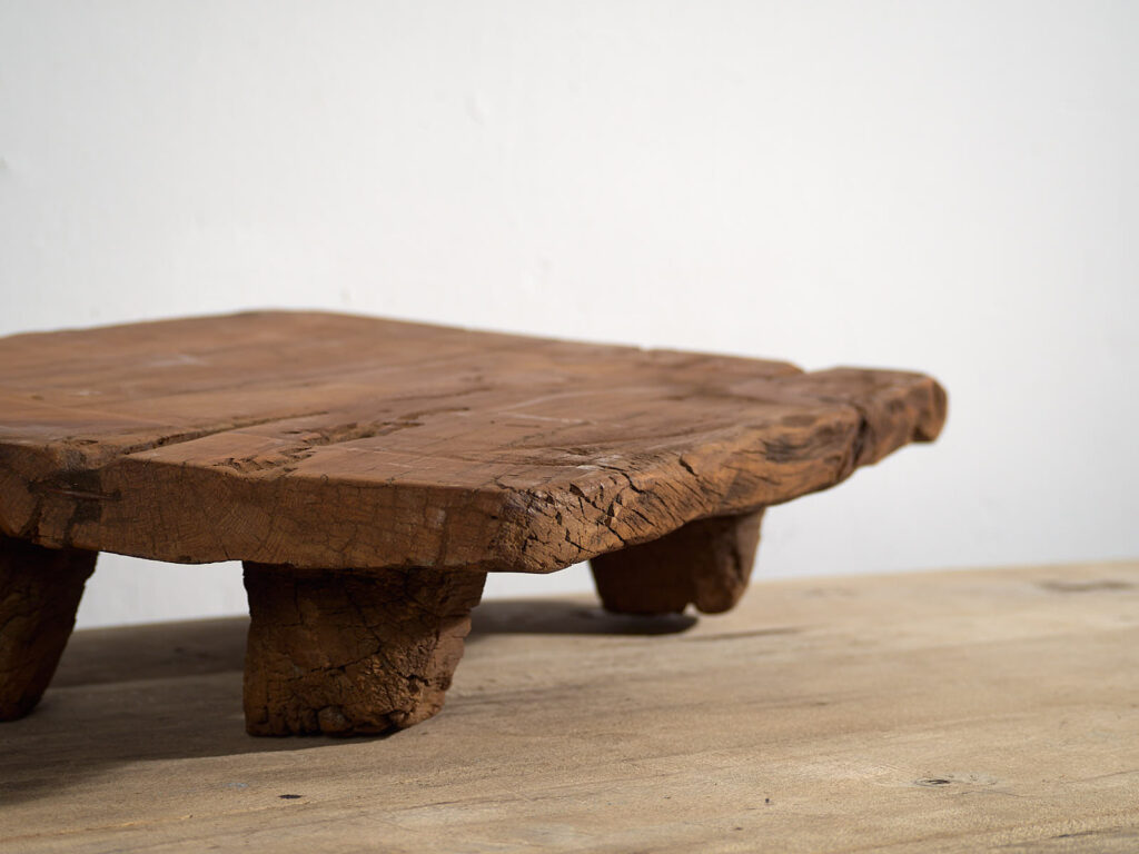 Mesa antigua de madera maciza (c.1920) #1