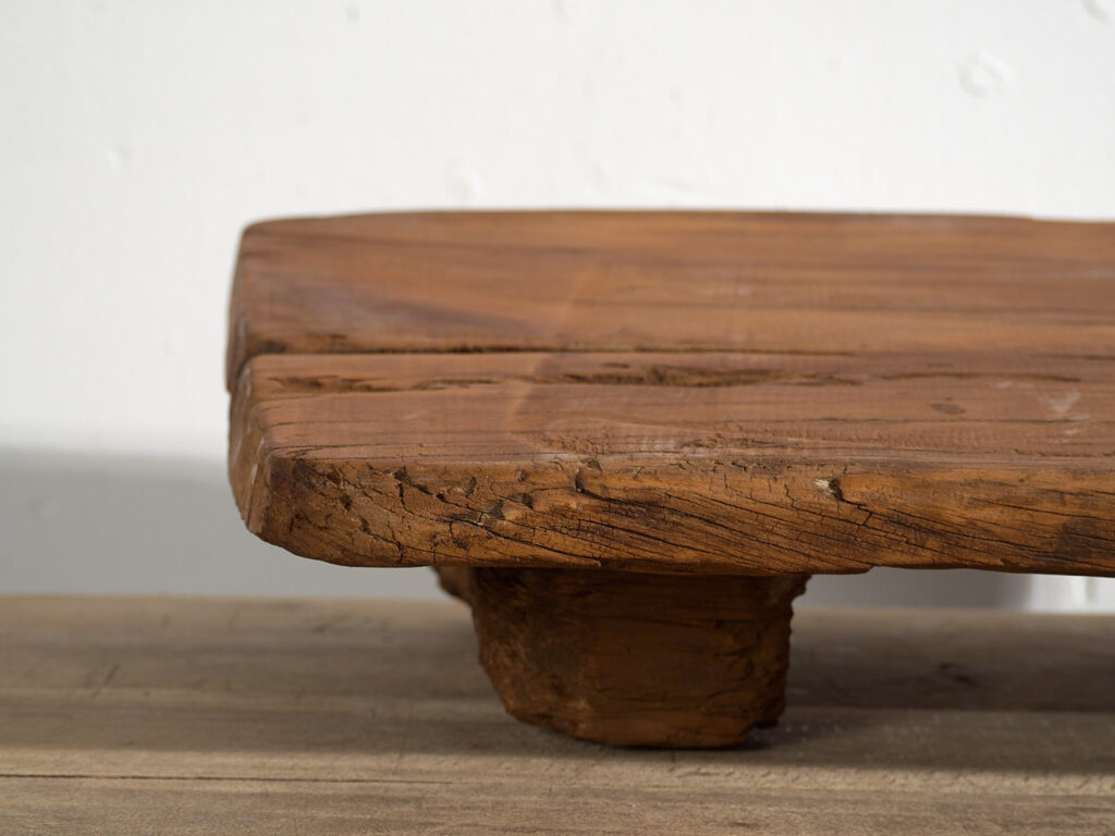 Mesa antigua de madera maciza (c.1920) #1