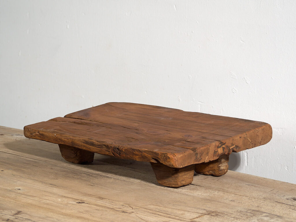 Mesa antigua de madera maciza (c.1920) #1