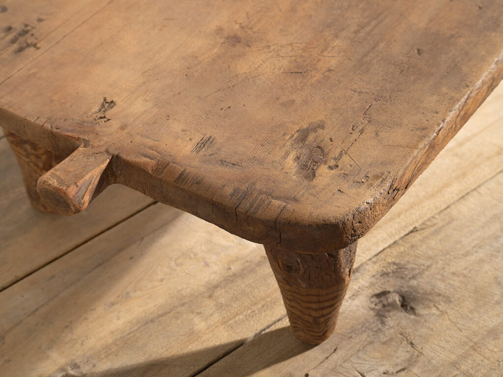 Antique solid wood table (c.1920) #11