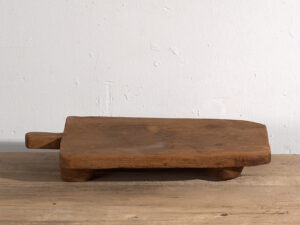 Tabla pequeña antigua de madera maciza (c.1920) #12