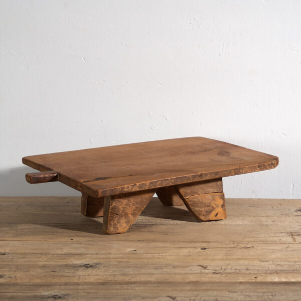 Antique low table in primitive style (c.1920) #14