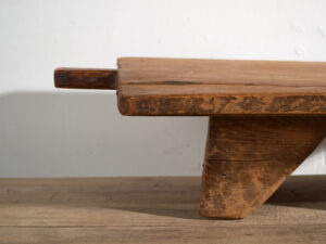 Mesa baja antigua de estilo primitivo (c.1920) #14