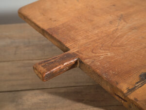 Mesa baja antigua de estilo primitivo (c.1920) #14