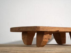 Ancienne table basse carrée (c.1920) #9