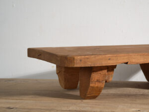 Ancienne table basse carrée (c.1920) #9