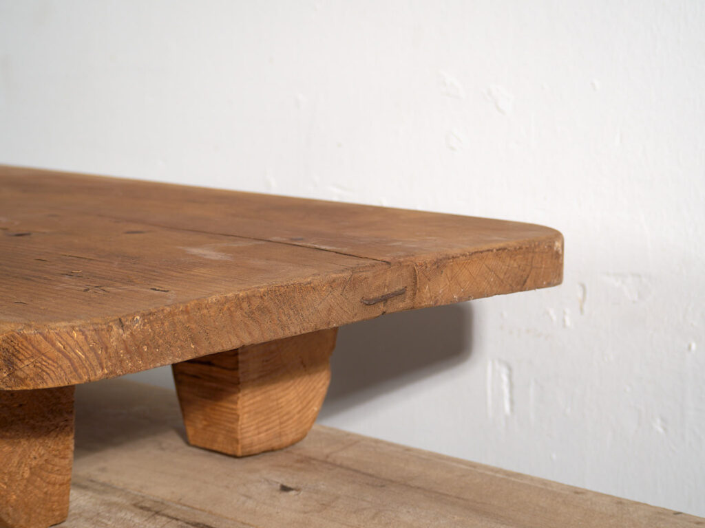 Ancienne table basse carrée (c.1920) #9