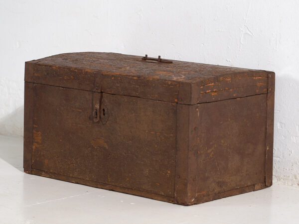 Cofre antiguo con estructura de metal (c.1920) #3