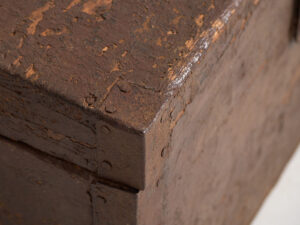 Ancien coffre à armature métallique (c.1920) #3