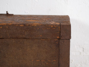 Ancien coffre à armature métallique (c.1920) #3
