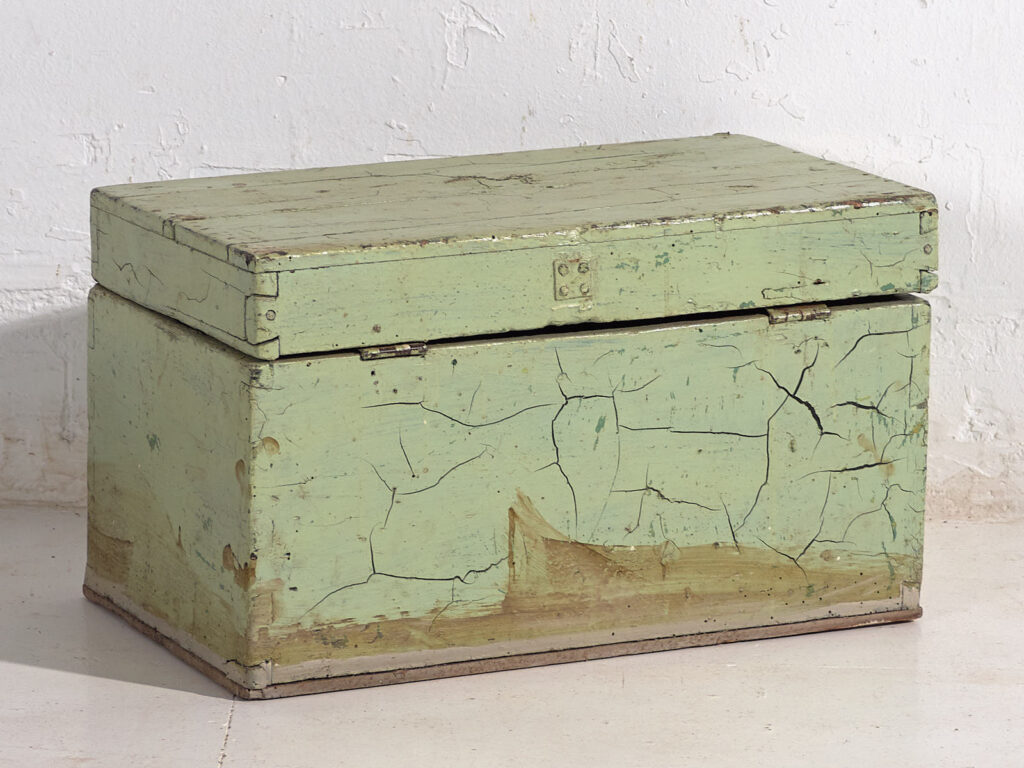 Mint green antique chest (c.1920) #5